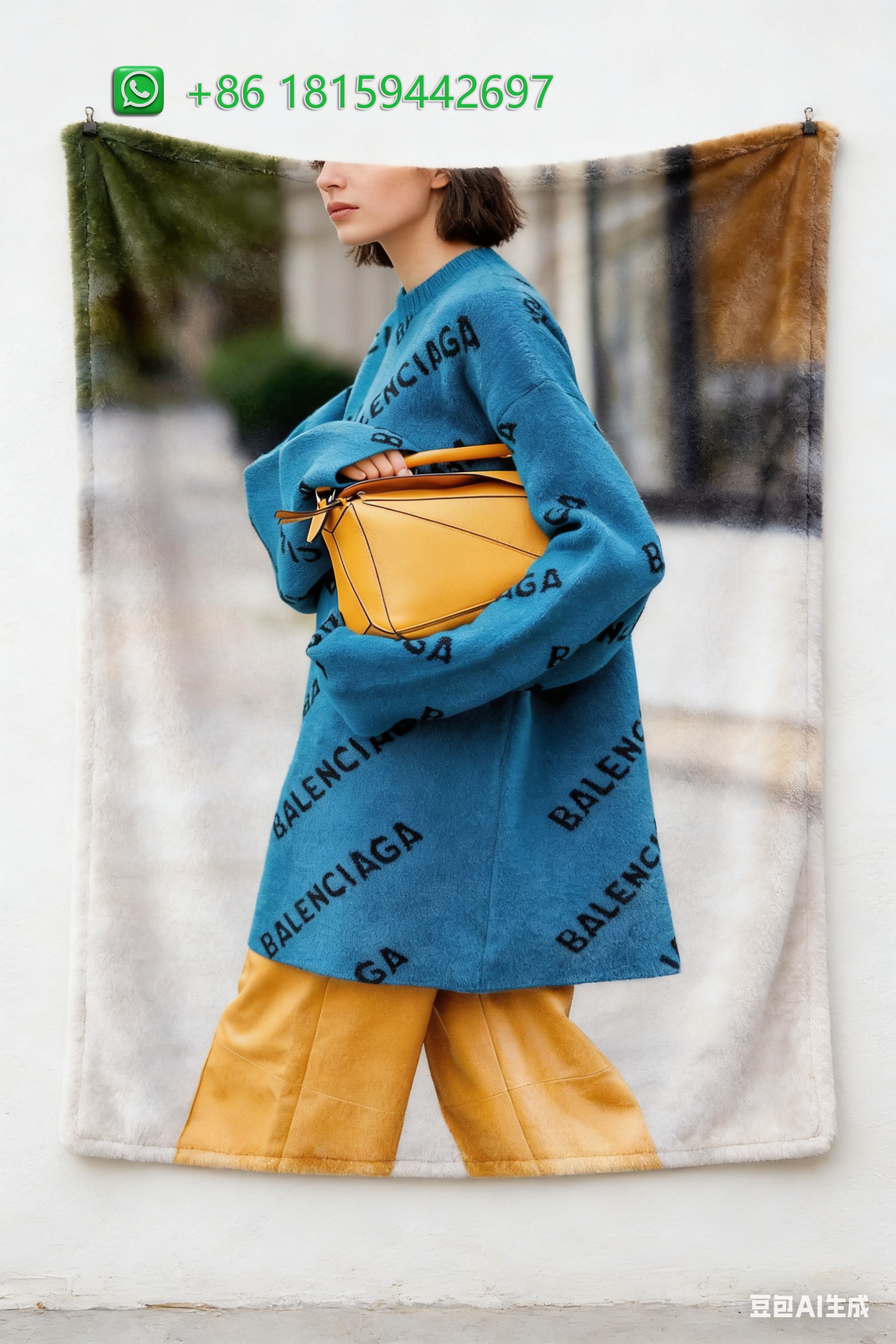 Balenciaga Throw Blankets